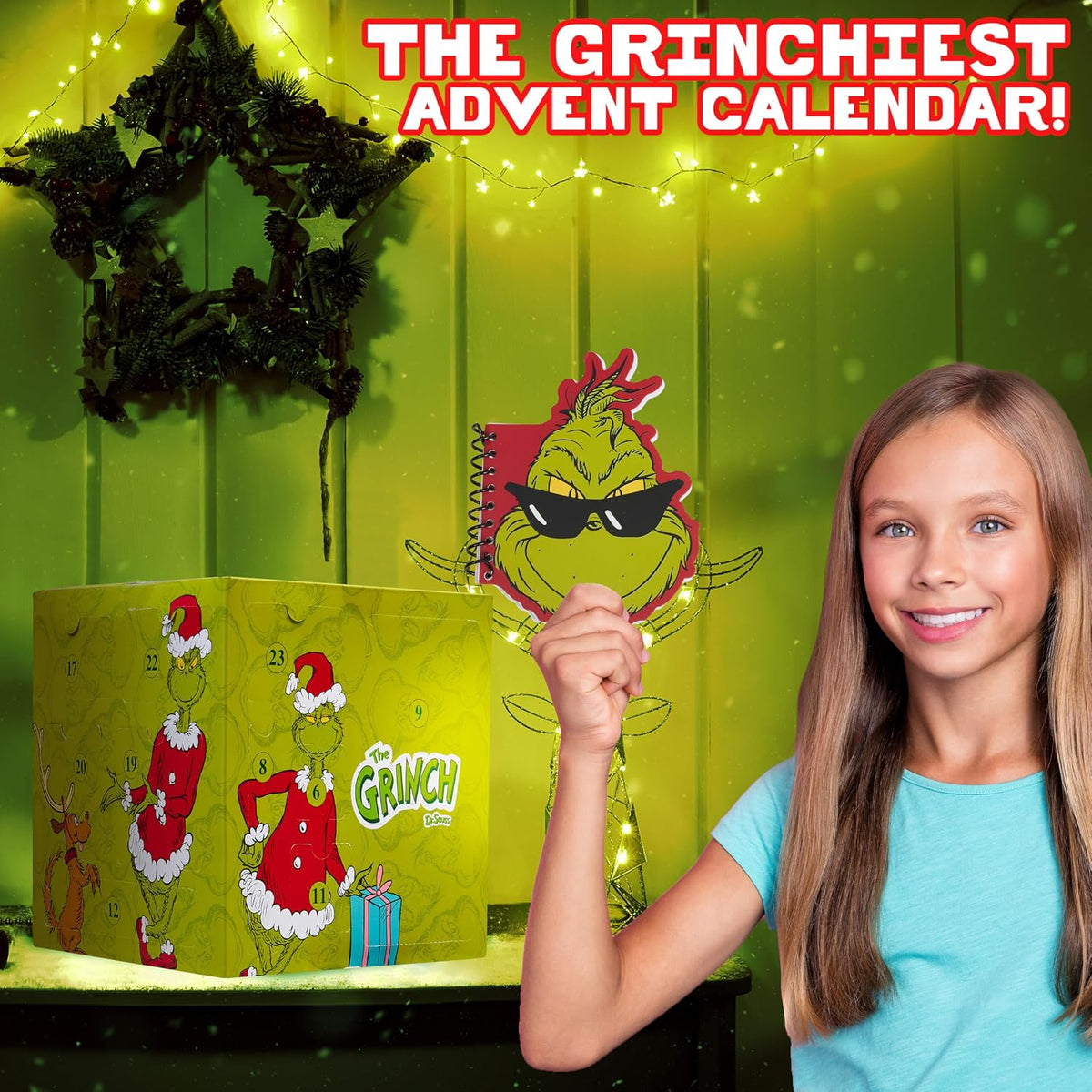 The Grinch Kalendarz adwentowy 2025 nastolatki dorośli kalendarz