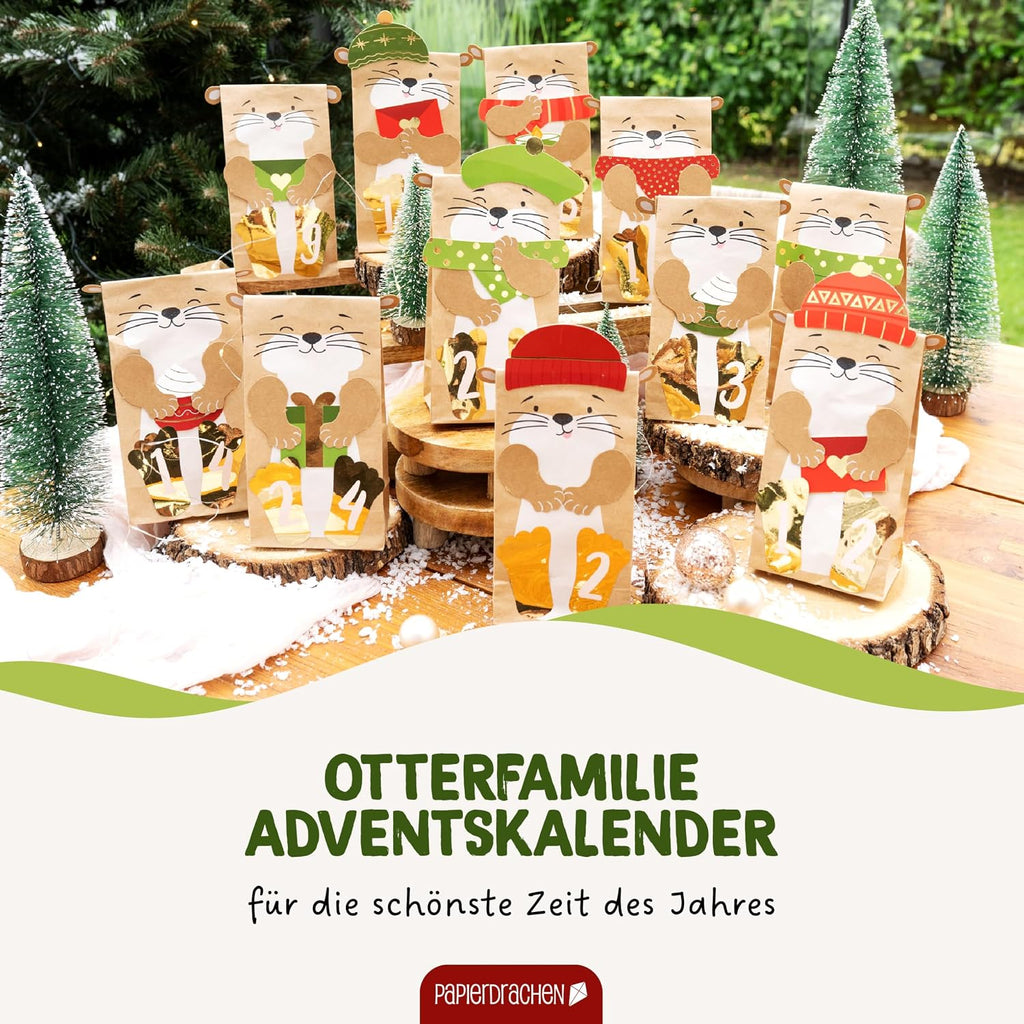 Papierdrachen Kalendarz adwentowy 2025 – wzór 2