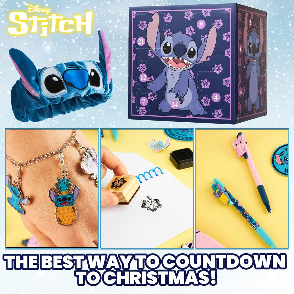 DISNEY Kostka do kalendarza Adwent Stitch Wielobarwność