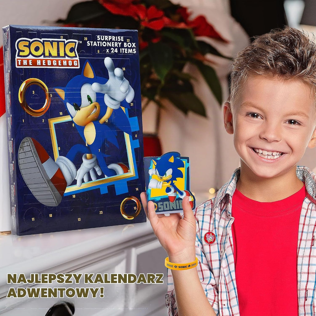 Sonic The Hedgehog Kalendarz adwentowy 2024 dla dzieci i młodzieży