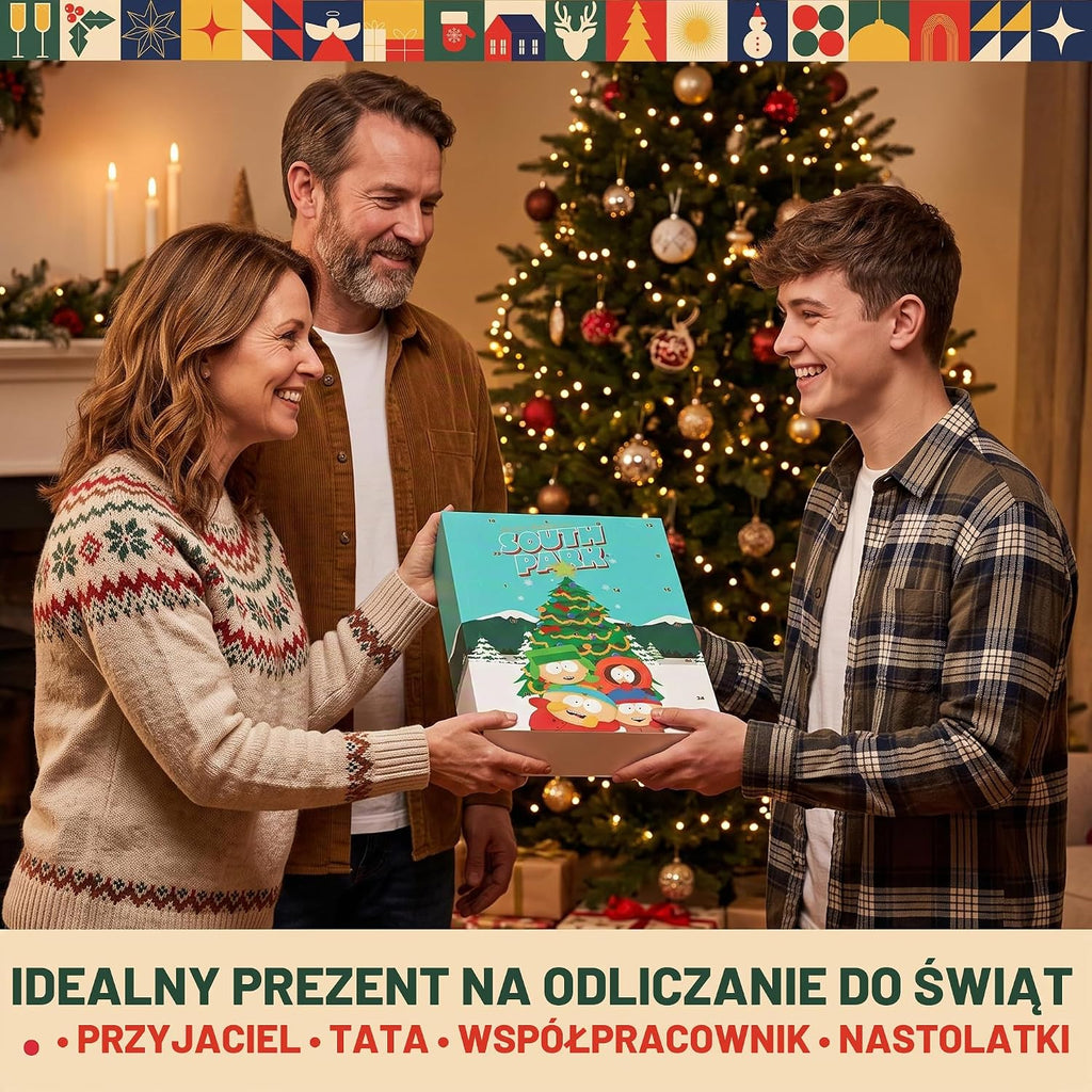 Get Trend Get Trend South Park Skarpety Kalendarz adwentowy 2026 dla mężczyzn i
