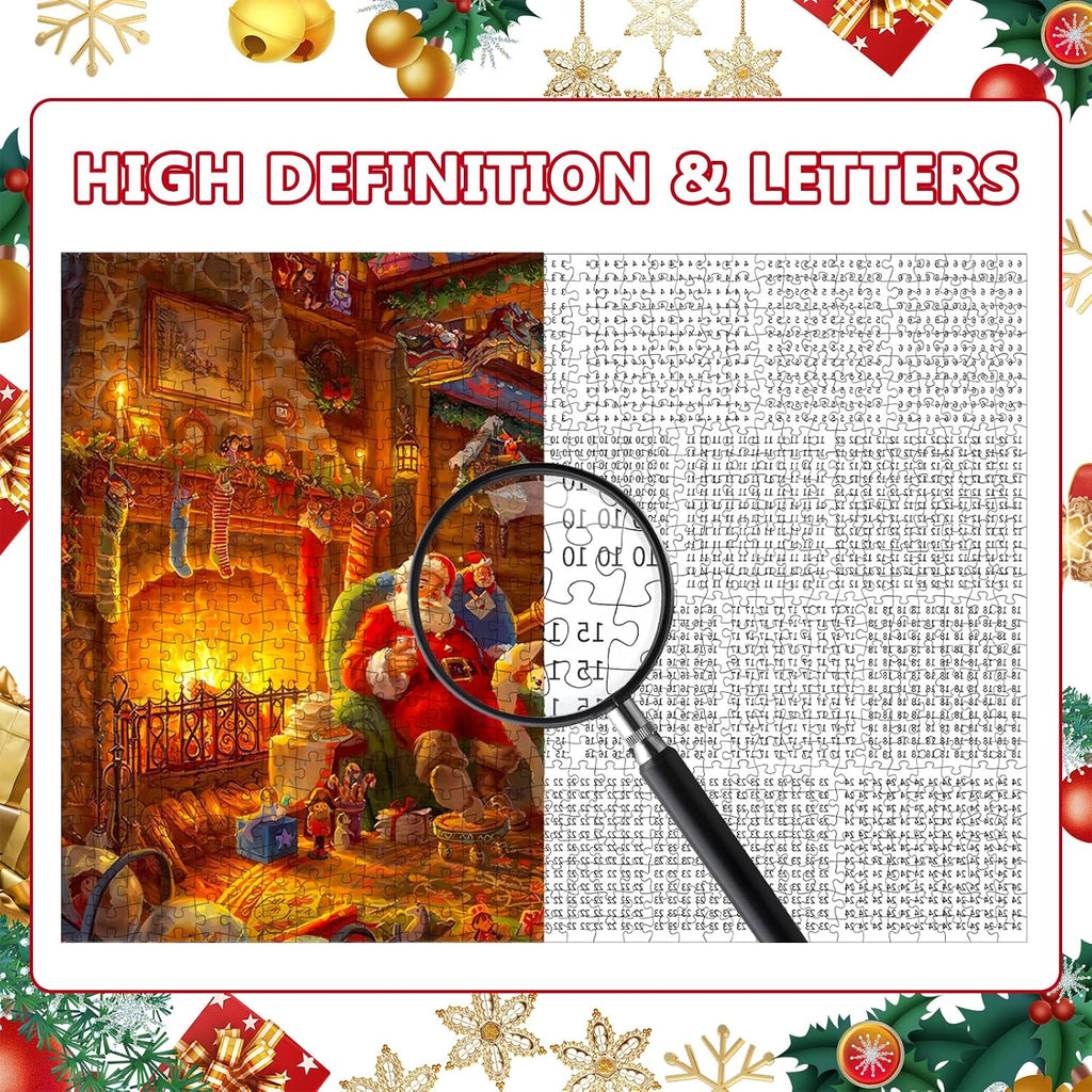 ITMNMNL Puzzle kalendarz adwentowy 2026, kalendarz adwentowy, puzzle, 24 pudełka - 1008 elementów,