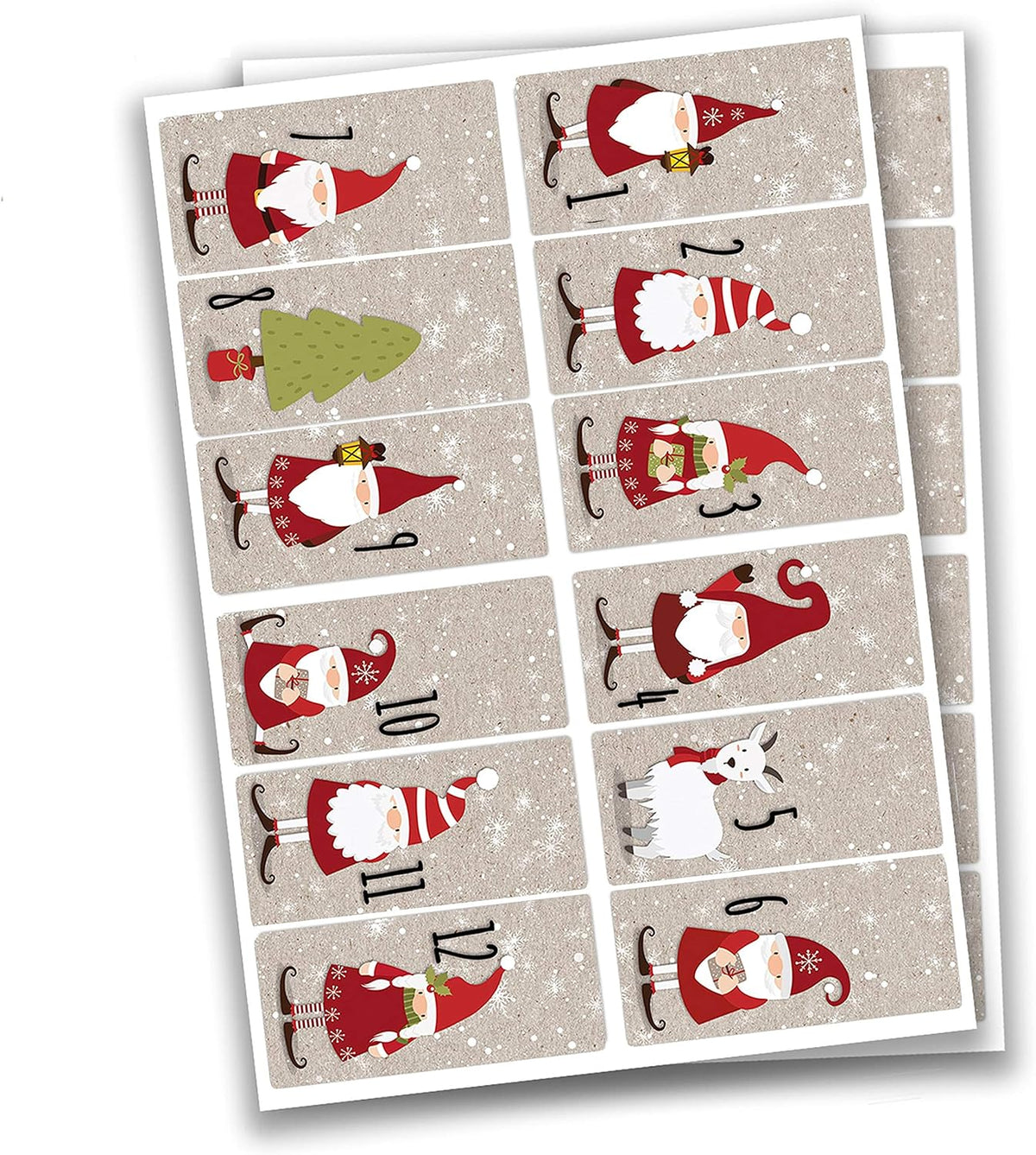 Papierdrachen Zestaw kalendarza adwentowego DIY