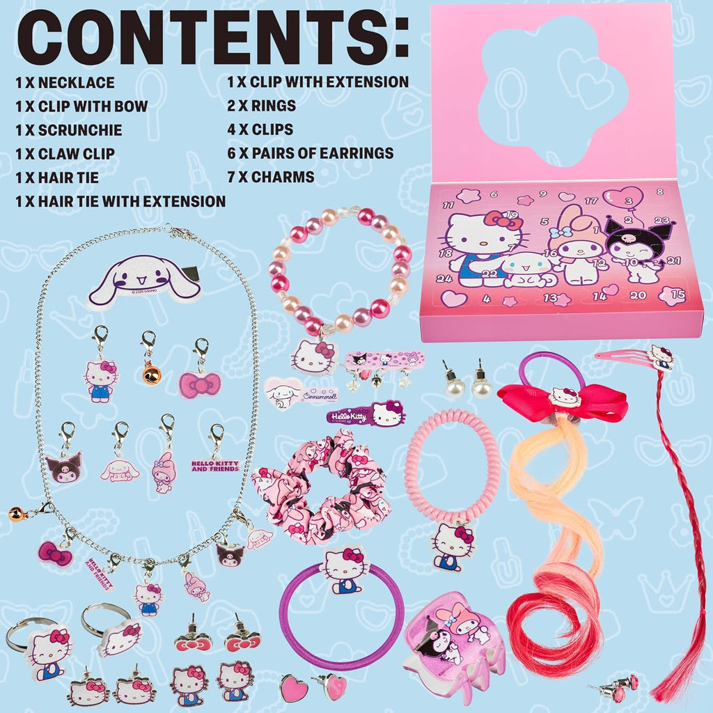 Get Trend Get Trend Hello Kitty akcesoria do włosów kalendarz adwentowy (Hello Kitty akcesoria do wł