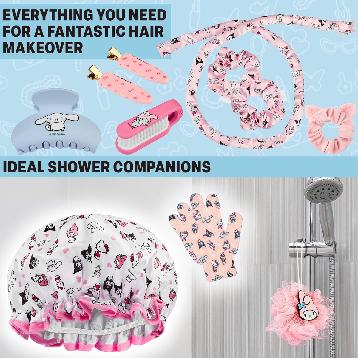 Get Trend Get Trend Hello Kitty Sanrio Kalendarz adwentowy 2025, Zestaw upominkowy dla kobiet i nast