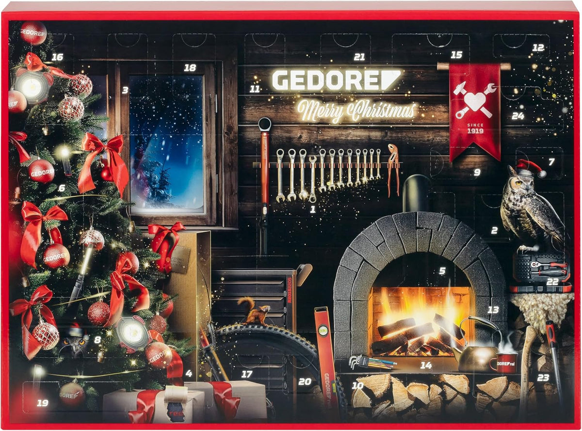 Gedore Red Kalendarz adwentowy 2024 – 33-częściowy