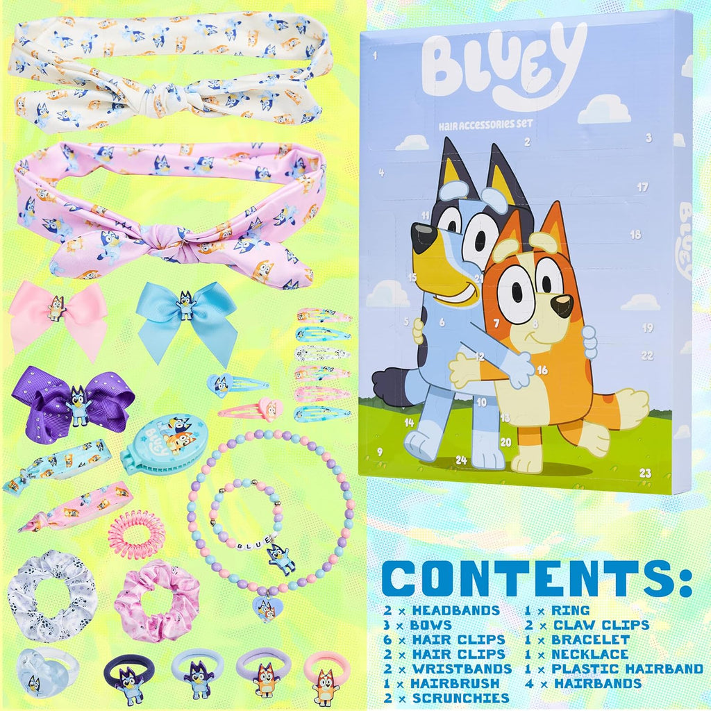 Get Trend Get Trend Bluey kalendarz adwentowy akcesoria do włosów