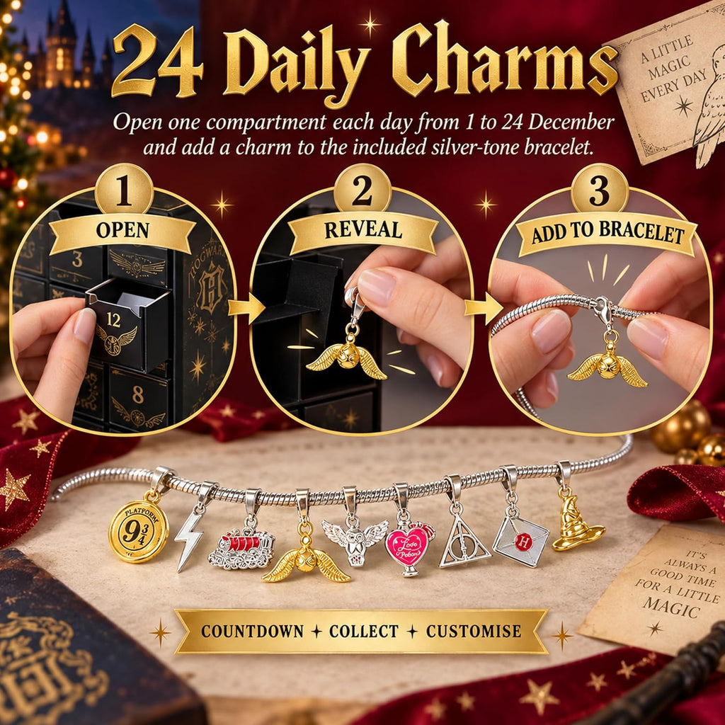 Get Trend Kalendarz adwentowy z zawieskami Harry Potter od Get Trend