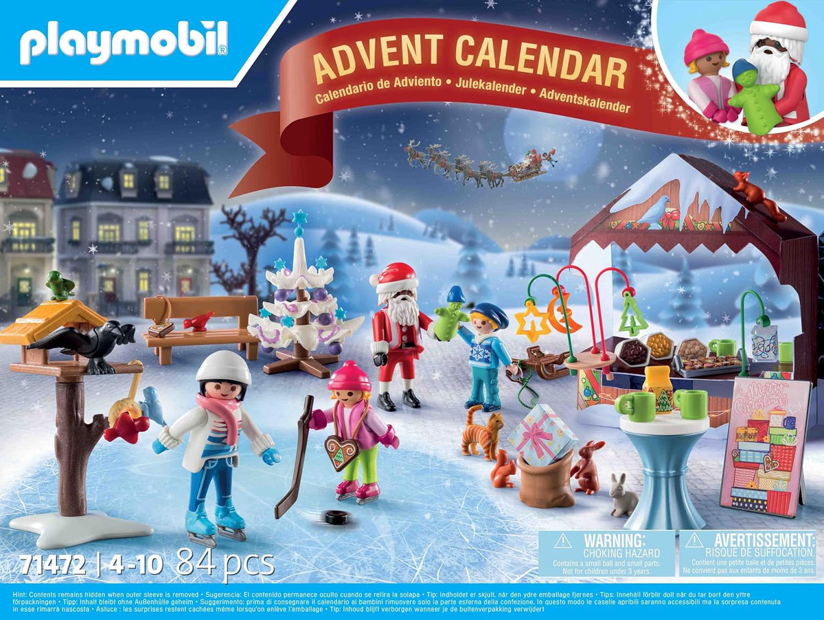 PLAYMOBIL Christmas 71472 Kalendarz adwentowy: Jarmark Bożonarodzeniowy