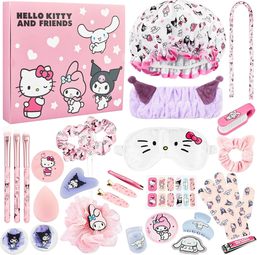 Get Trend Get Trend Hello Kitty Sanrio Kalendarz adwentowy 2025, Zestaw upominkowy dla kobiet i nast
