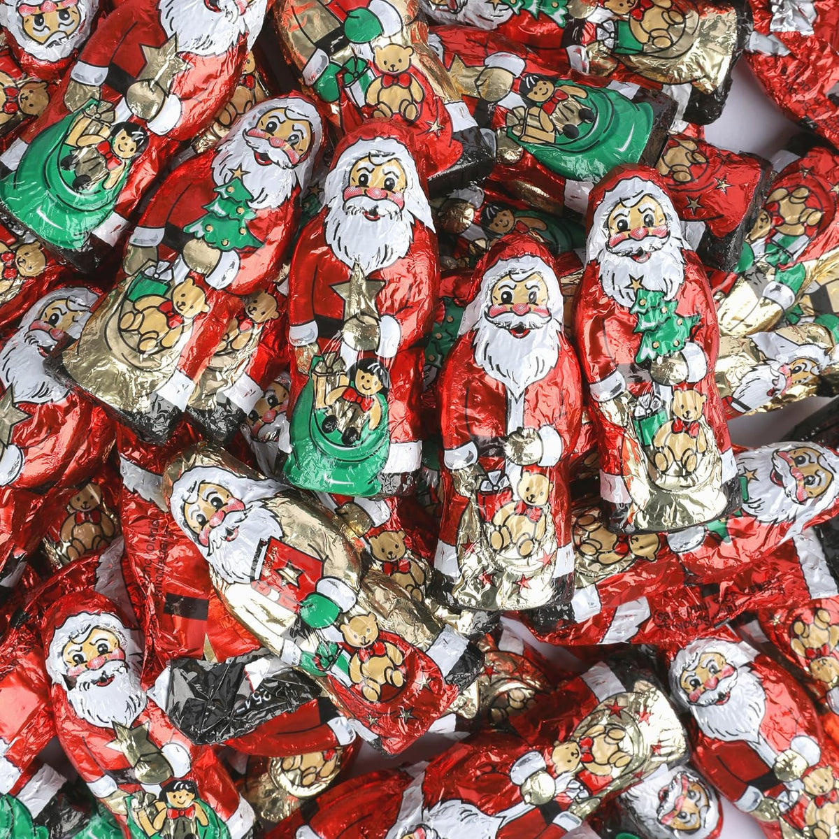 Riegelein Riegelein Solidny Święty Mikołaj w puszce, 525 g (70 sztuk) - Fairtrade czekolada mleczna 